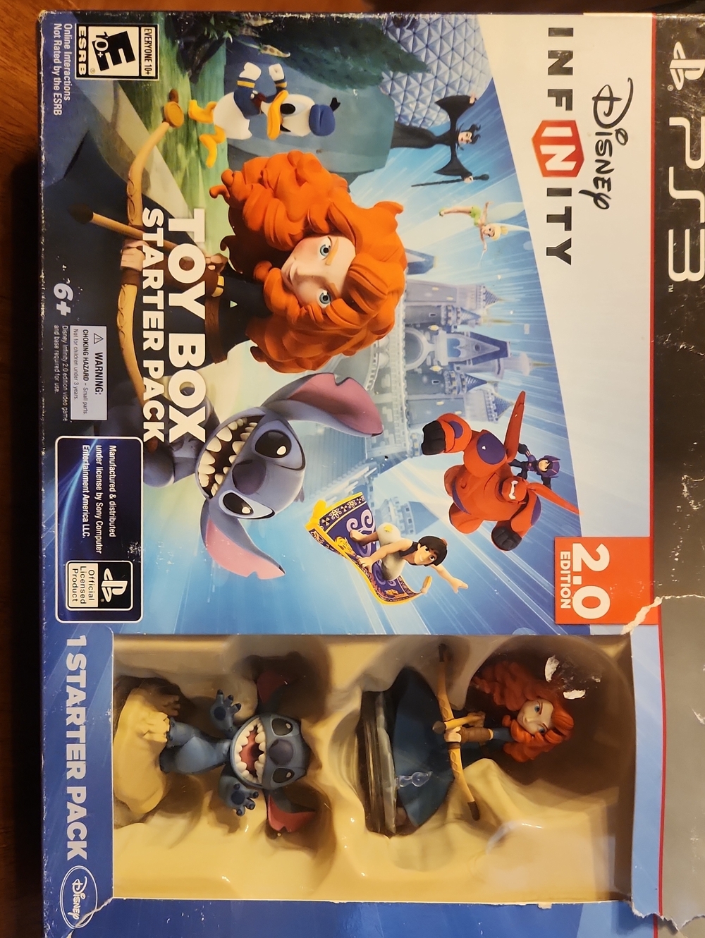 Disney Infinity 2.0 Toy Box Starter Pack – Blue & Orange Figures